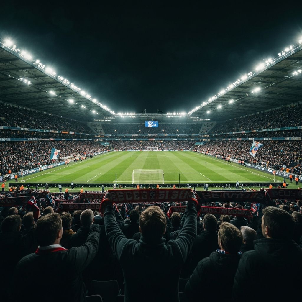 Football stadium — English top-flight match